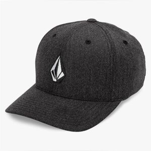 NWT VOLCOM Hat Full Stone Flexfit Skateboarding Hat Heather Gray Size L/XL